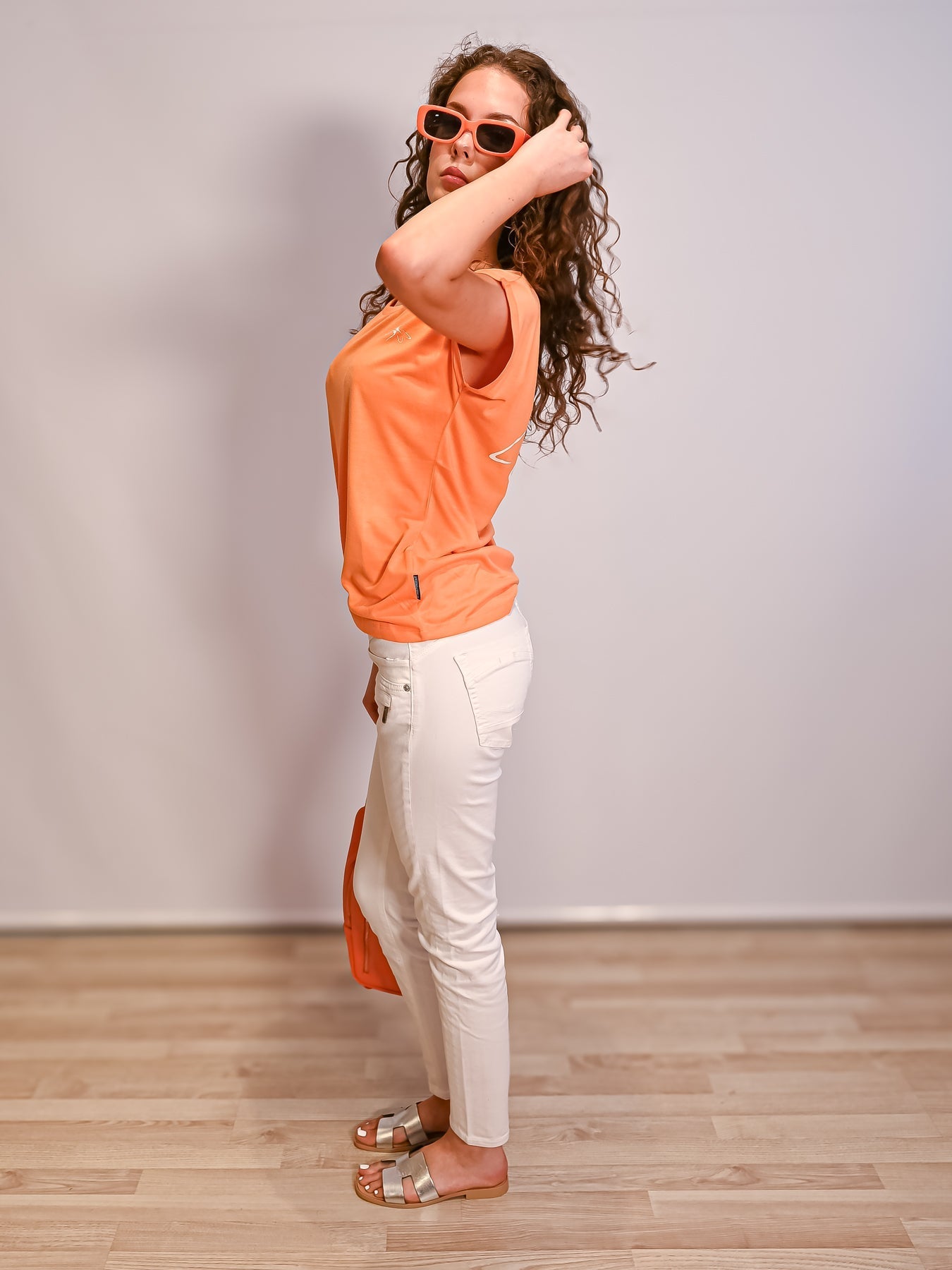 Schmal Geschnittene Elegante Hose
