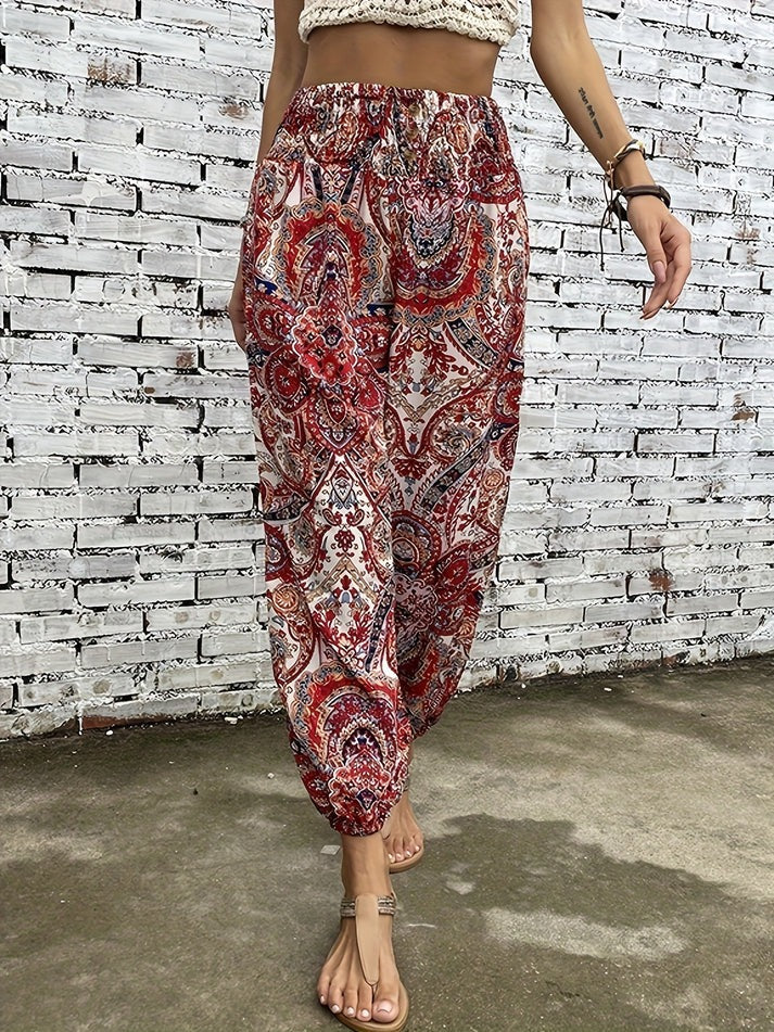 Hose Mit Boho-Muster