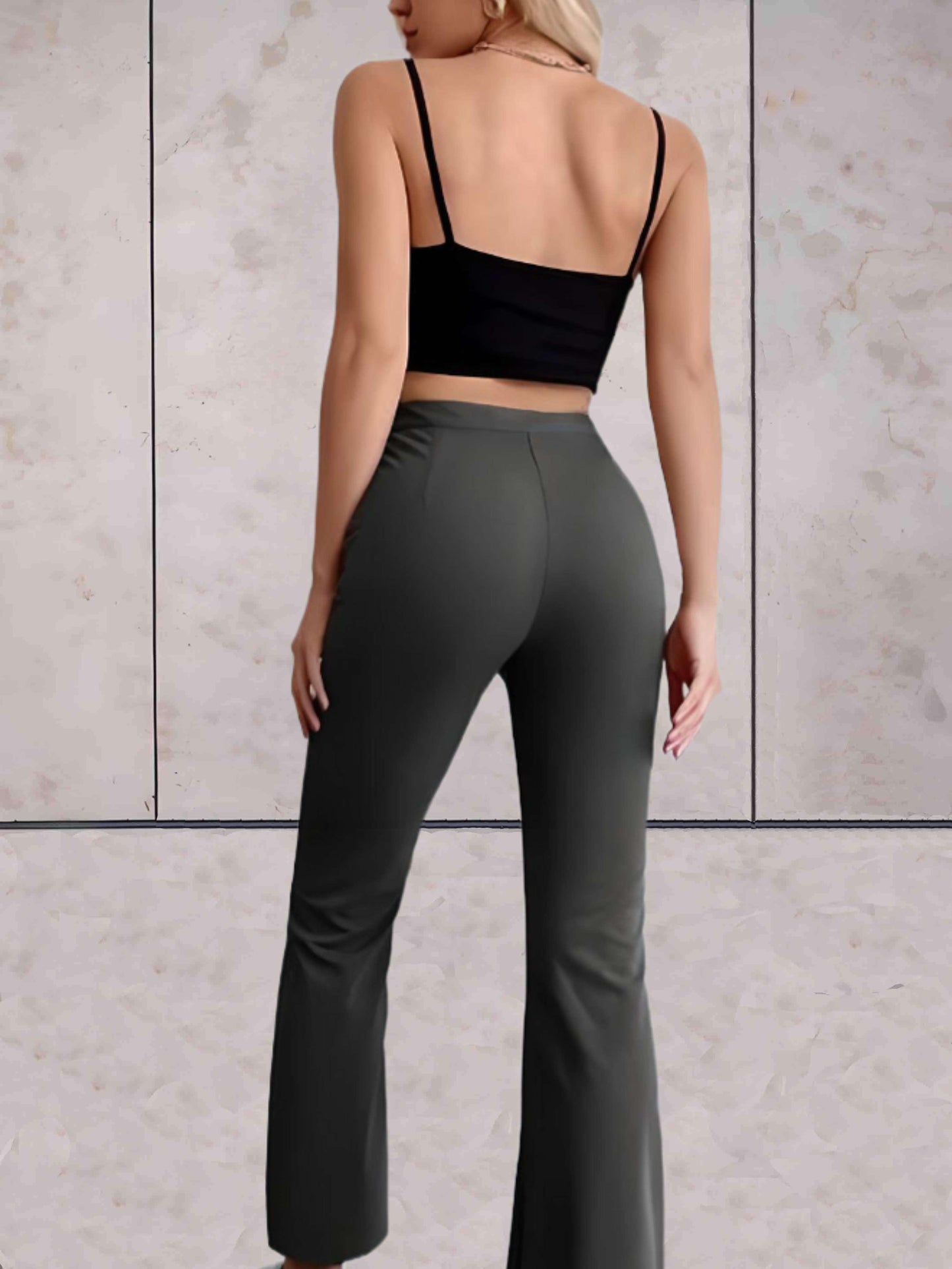 Stilvolle Sommerhose Mit Hoher Taille
