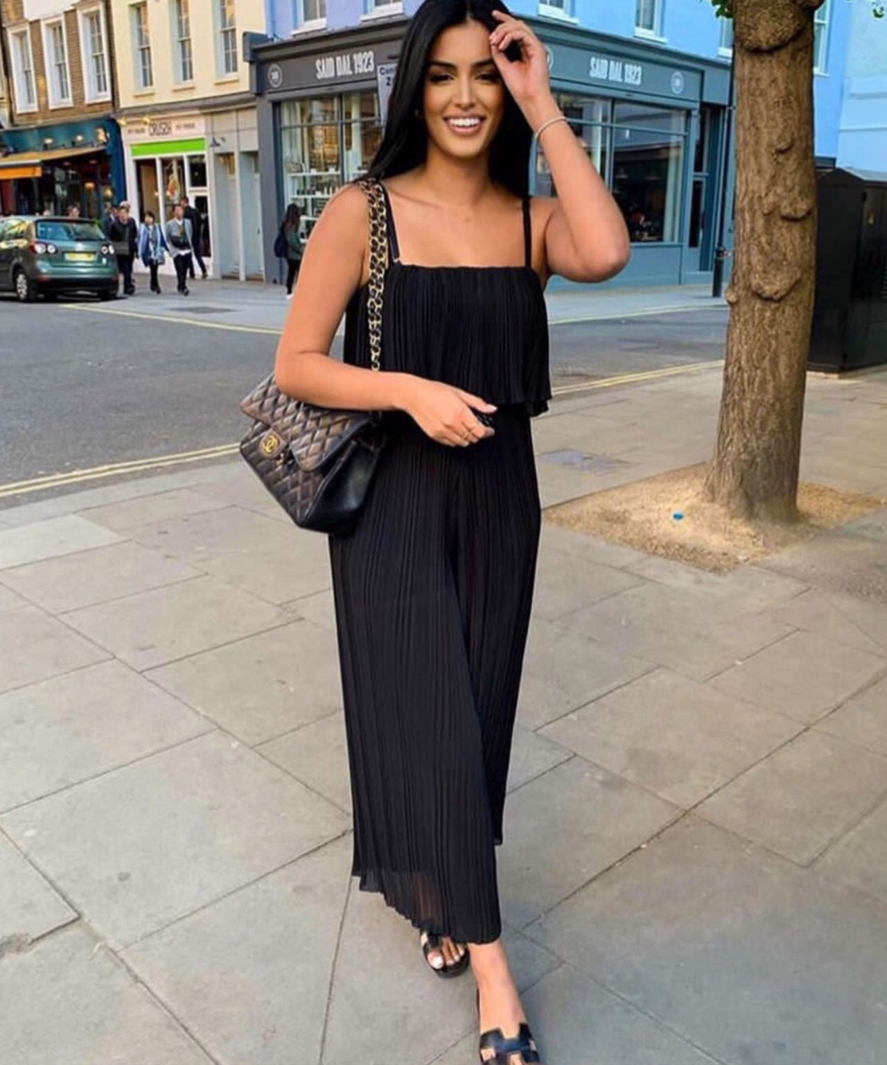 Stilvoller, Eleganter, Tief Ausgeschnittener Jumpsuit
