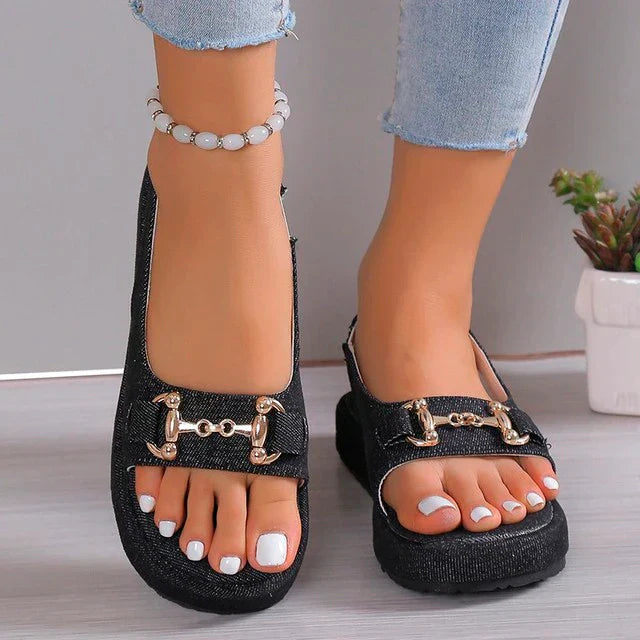Orthopädische Damensandalen