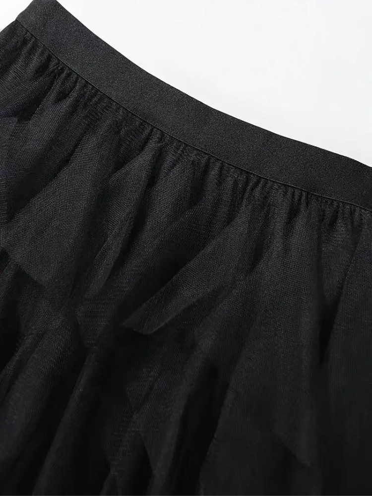 Damenrock Mit Rüschendesign
