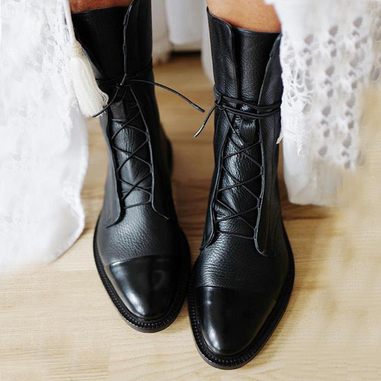Vintage Damenstiefel Mit Absatz