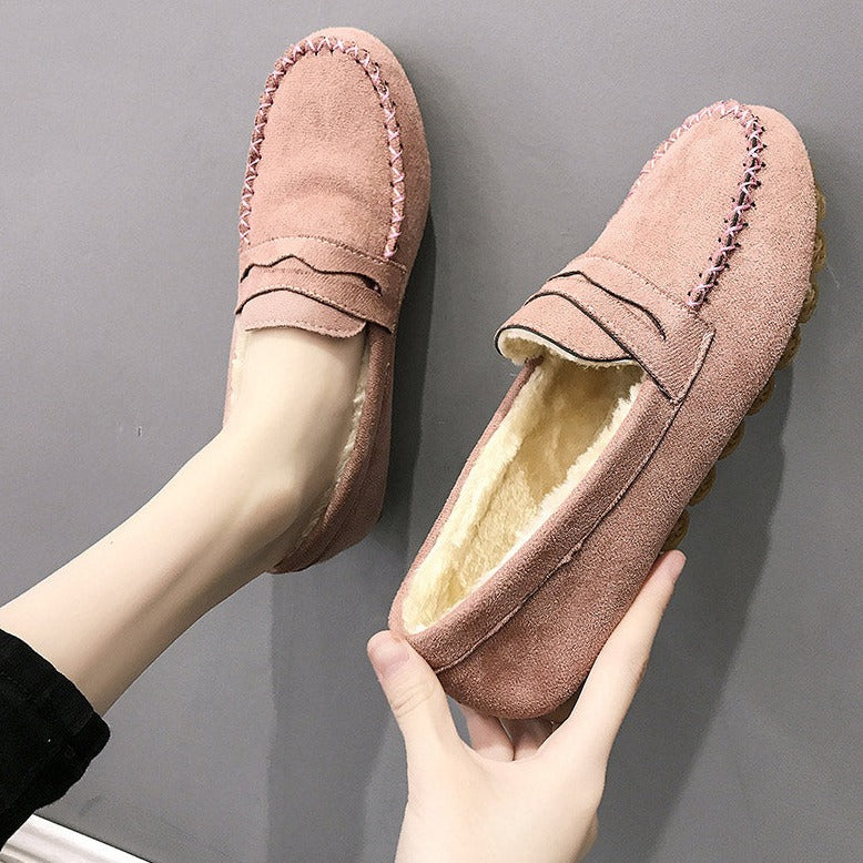 Freizeitschuhe Mit Plüsch-Innenausstattung