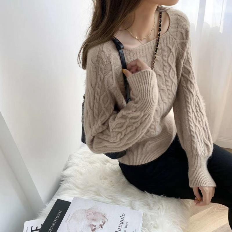 Stilvoller Pullover Mit Strickdesign