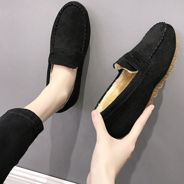 Freizeitschuhe Mit Plüsch-Innenausstattung
