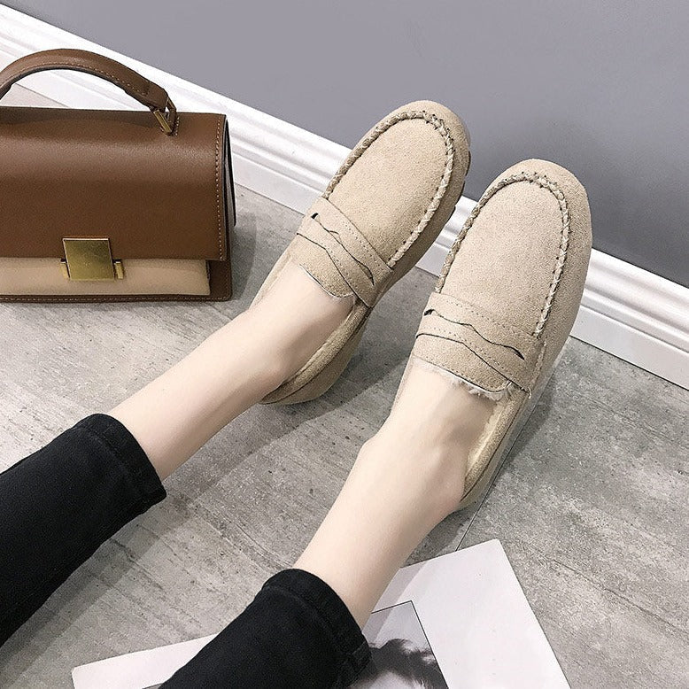 Freizeitschuhe Mit Plüsch-Innenausstattung