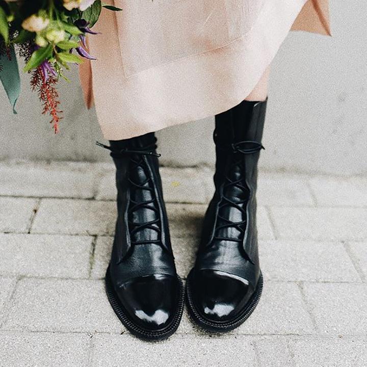 Vintage Damenstiefel Mit Absatz