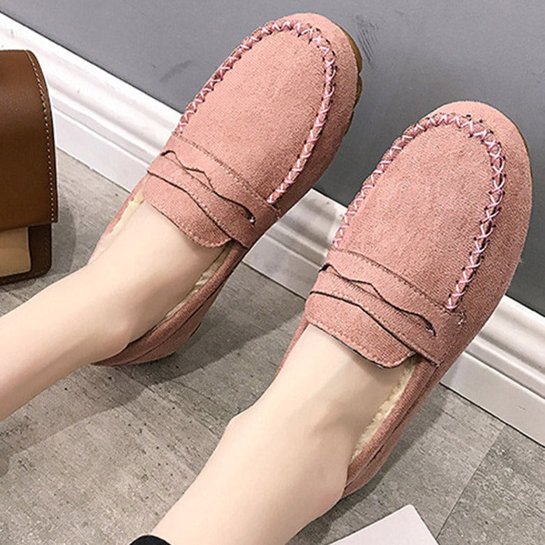 Freizeitschuhe Mit Plüsch-Innenausstattung