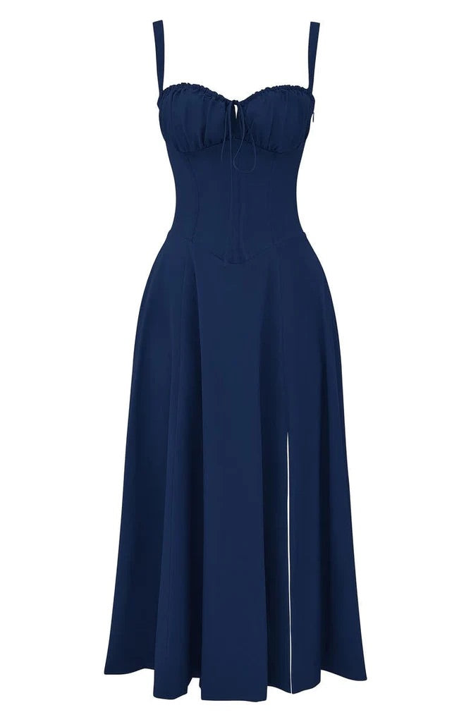 Kleid Mit Blumen-Corsagenmuster
