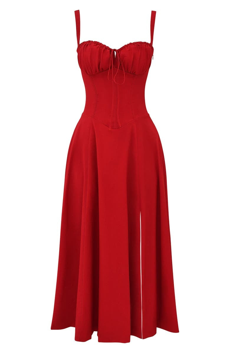 Kleid Mit Blumen-Corsagenmuster