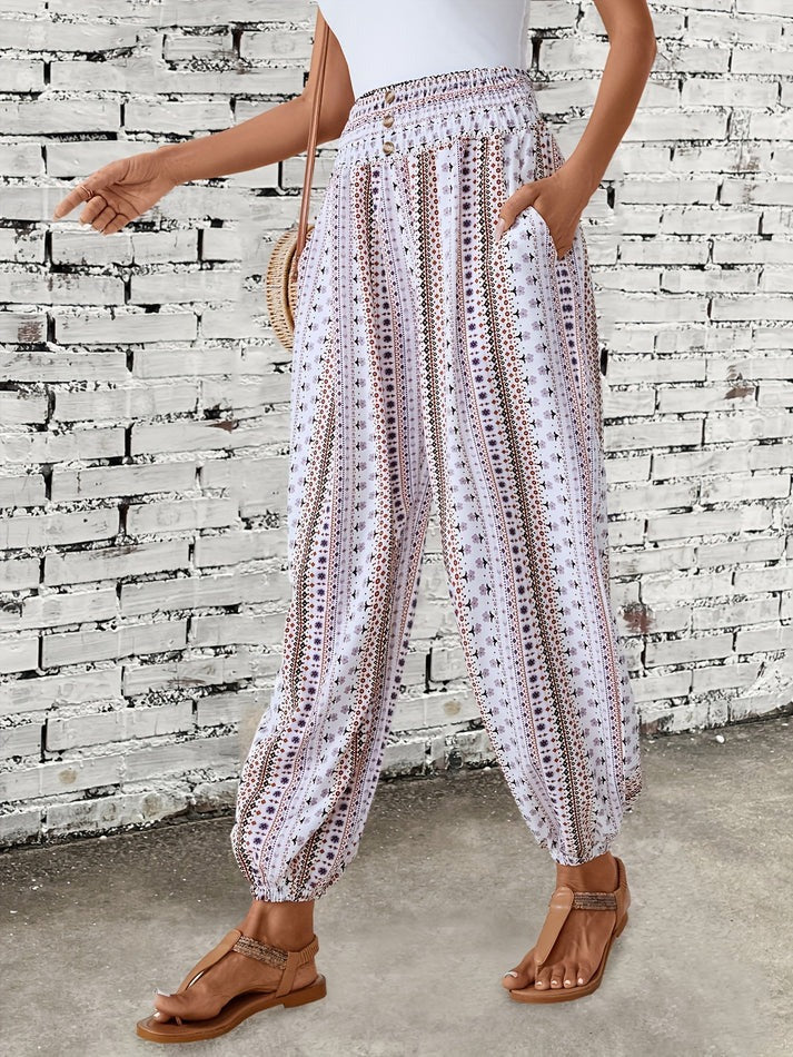 Hose Mit Boho-Muster