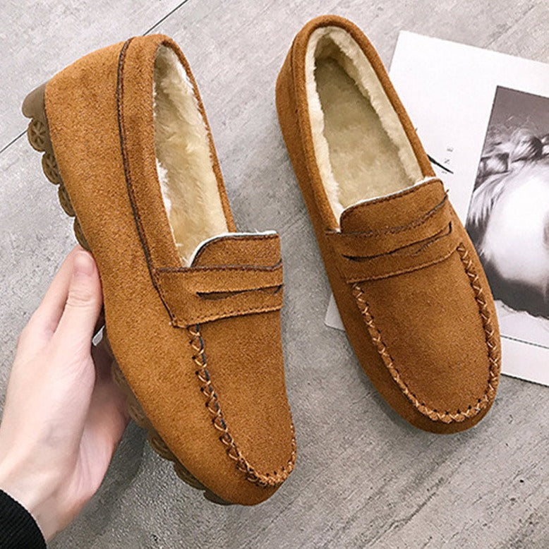 Freizeitschuhe Mit Plüsch-Innenausstattung