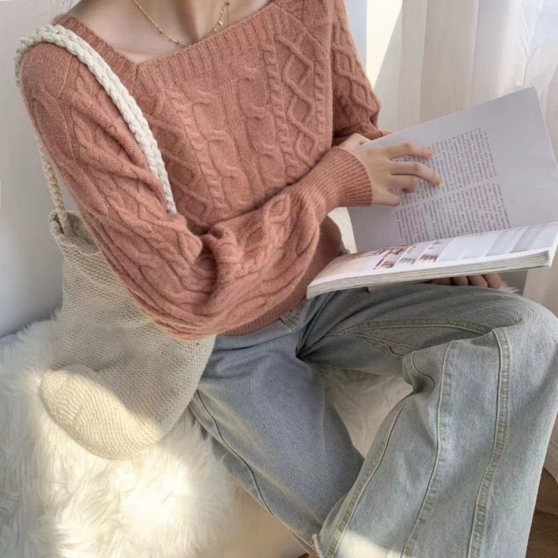 Stilvoller Pullover Mit Strickdesign