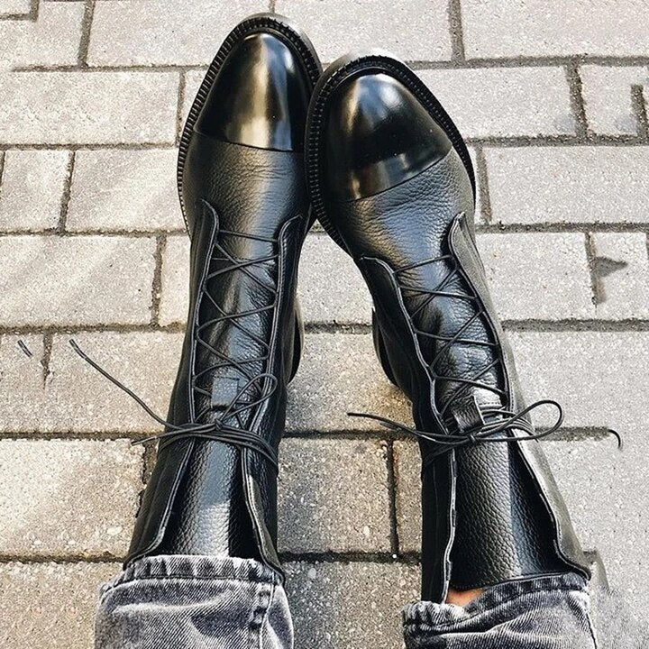 Vintage Damenstiefel Mit Absatz