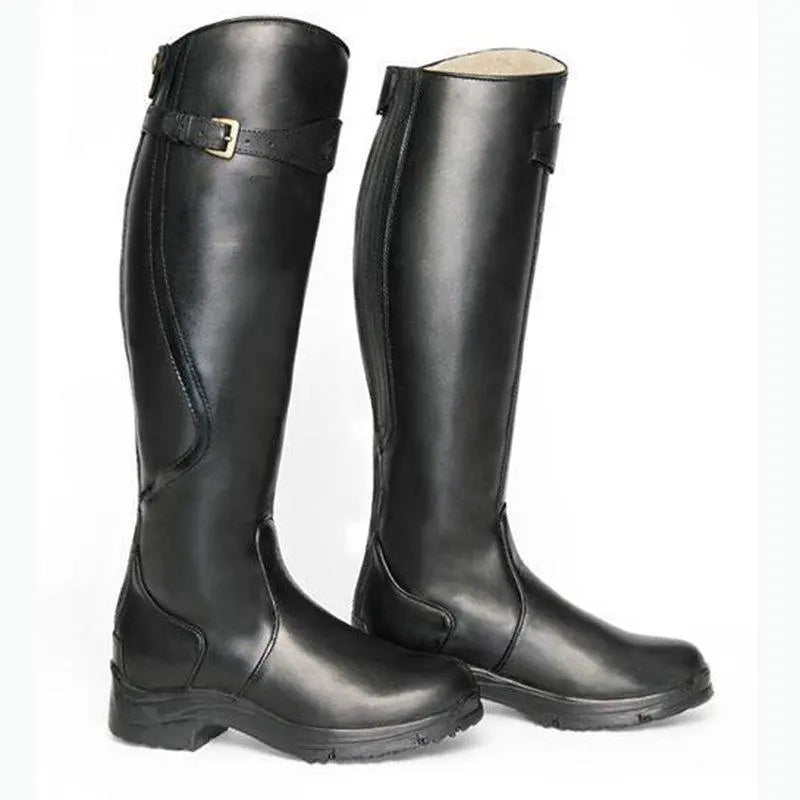 Elegante Stiefel Mit Schnallendetail