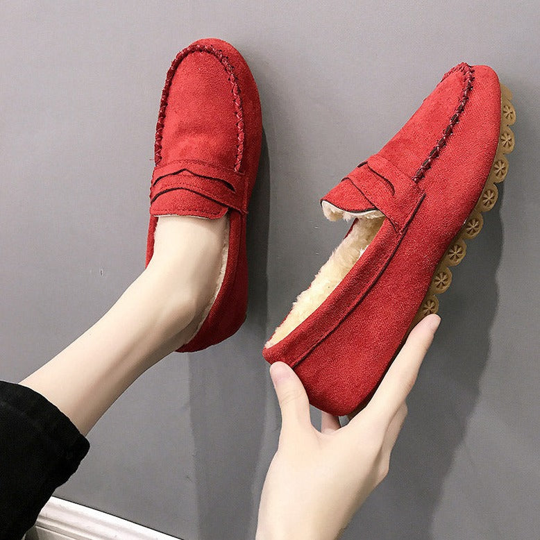 Freizeitschuhe Mit Plüsch-Innenausstattung