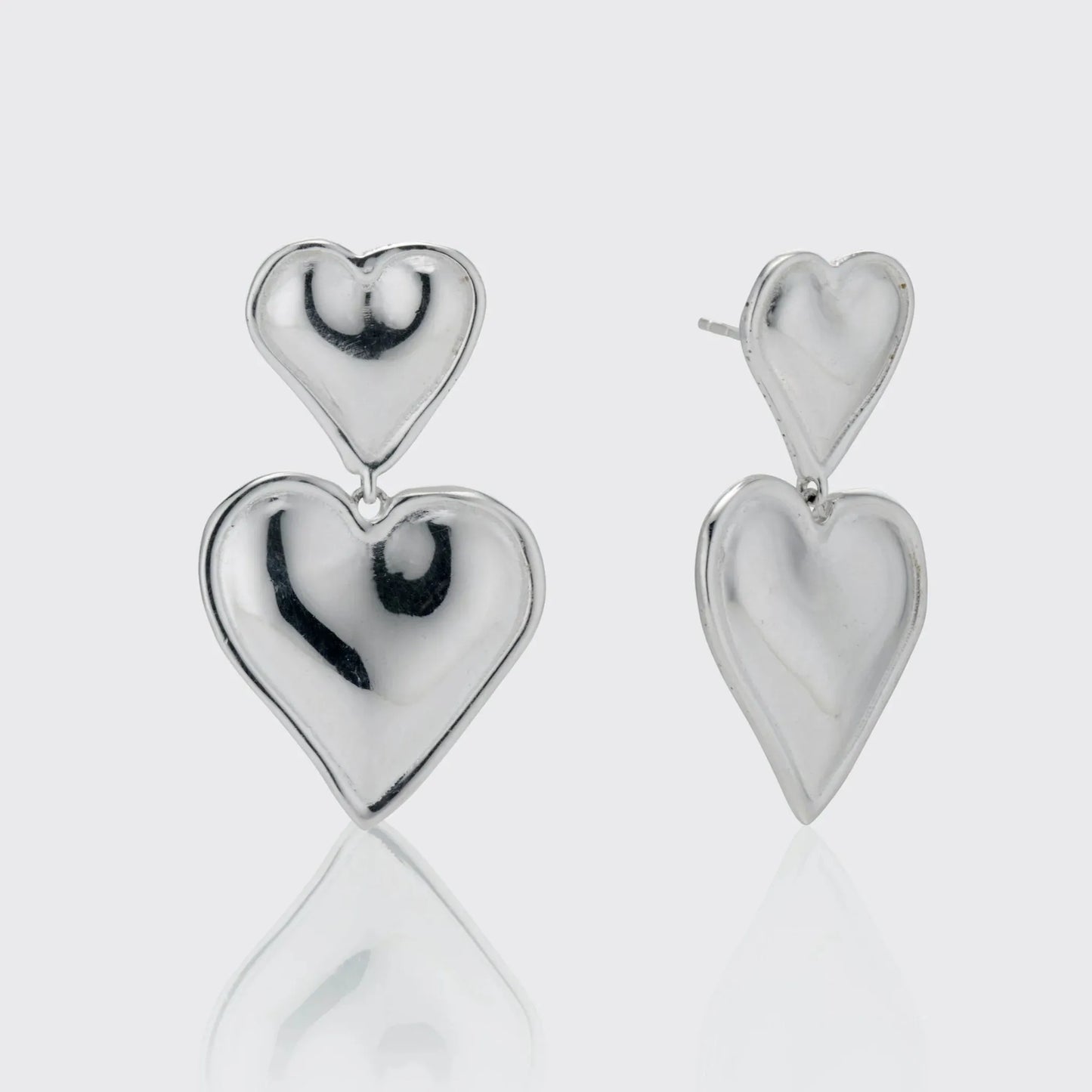 Stilvolle Ohrringe Mit Herz-Design