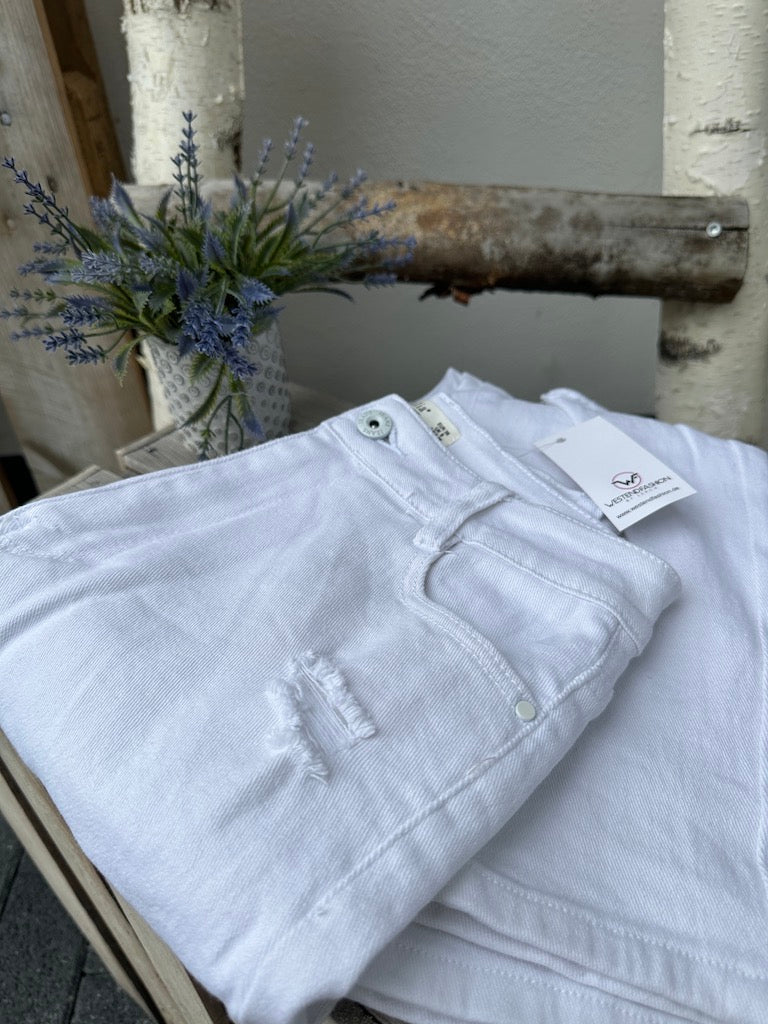 Stylische Hose Mit Ripp-Details