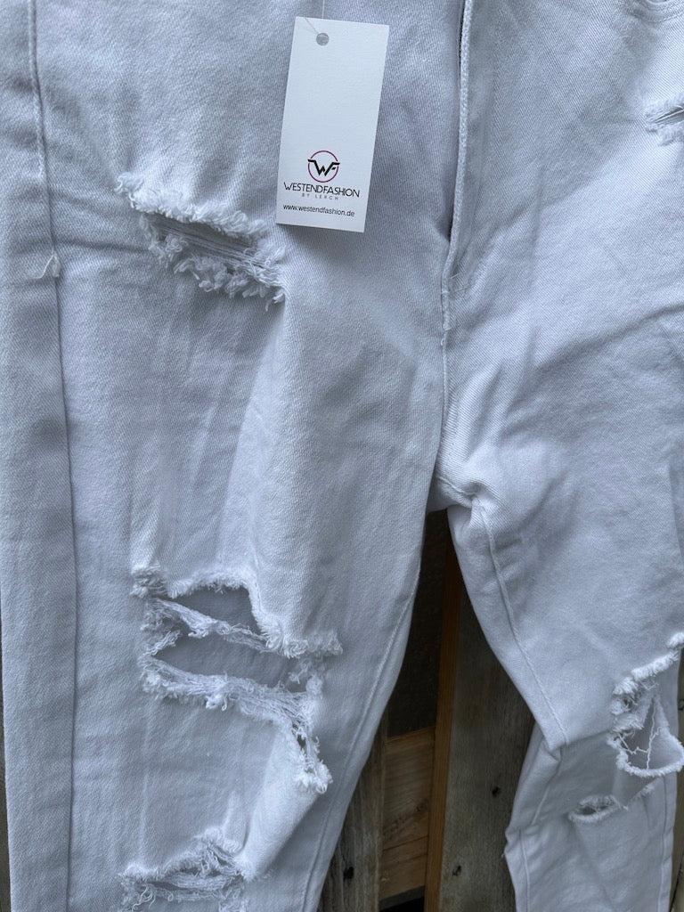 Stylische Hose Mit Ripp-Details