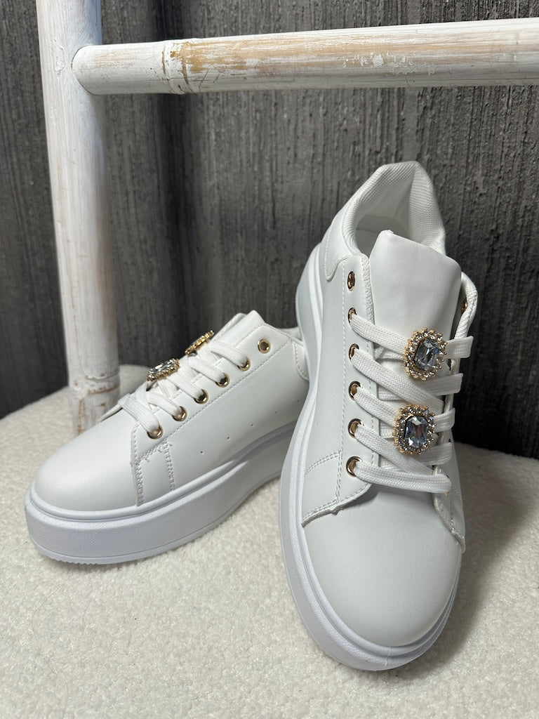 Basic-Sneaker Mit Dicker Sohle