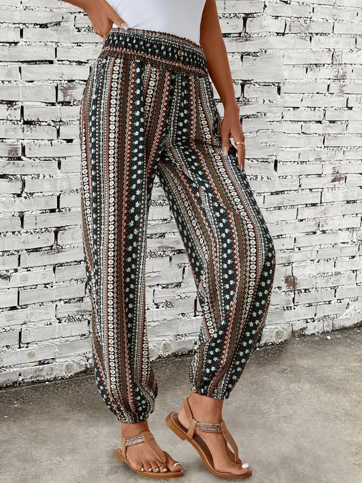 Hose Mit Boho-Muster