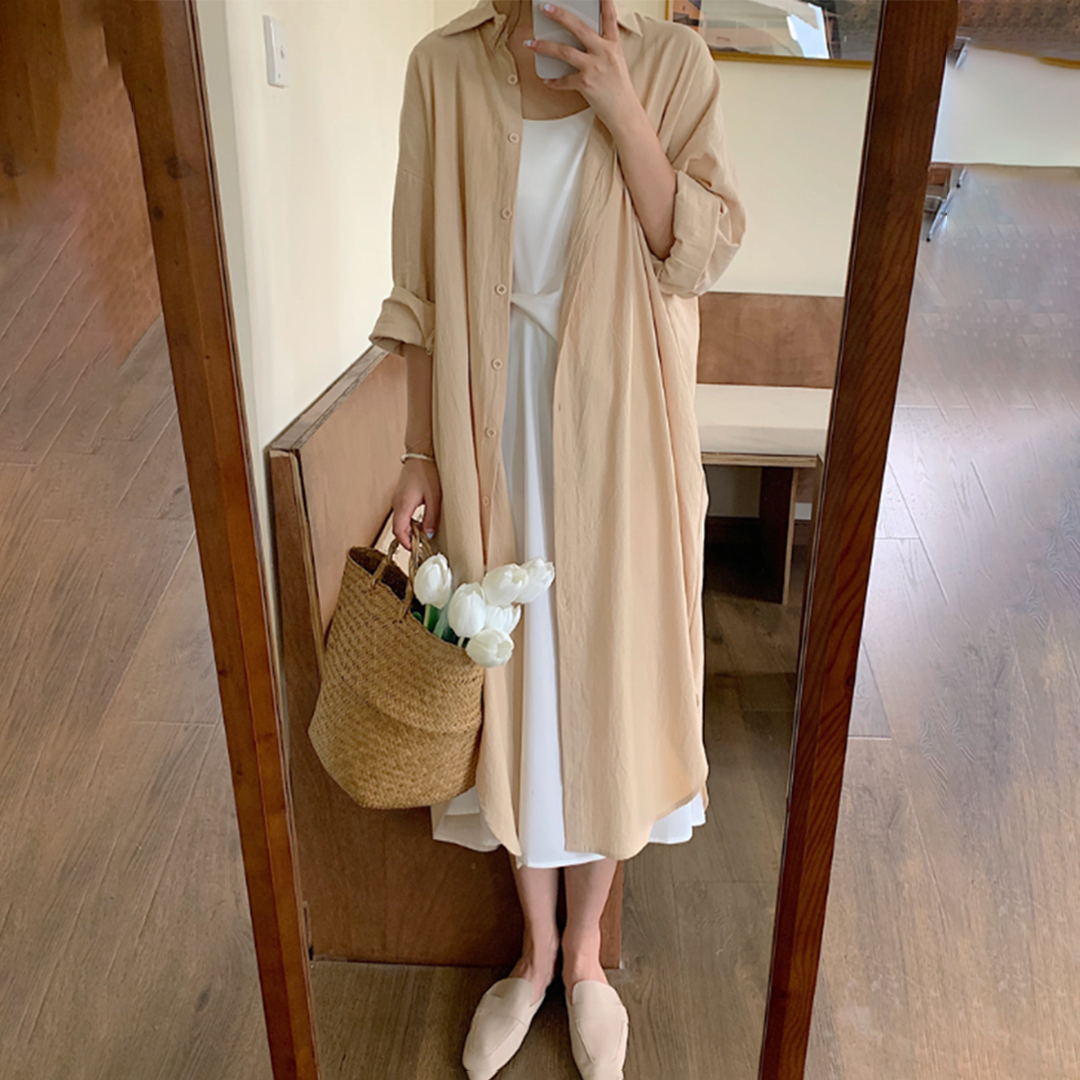 Maxi-Hemdkleid
