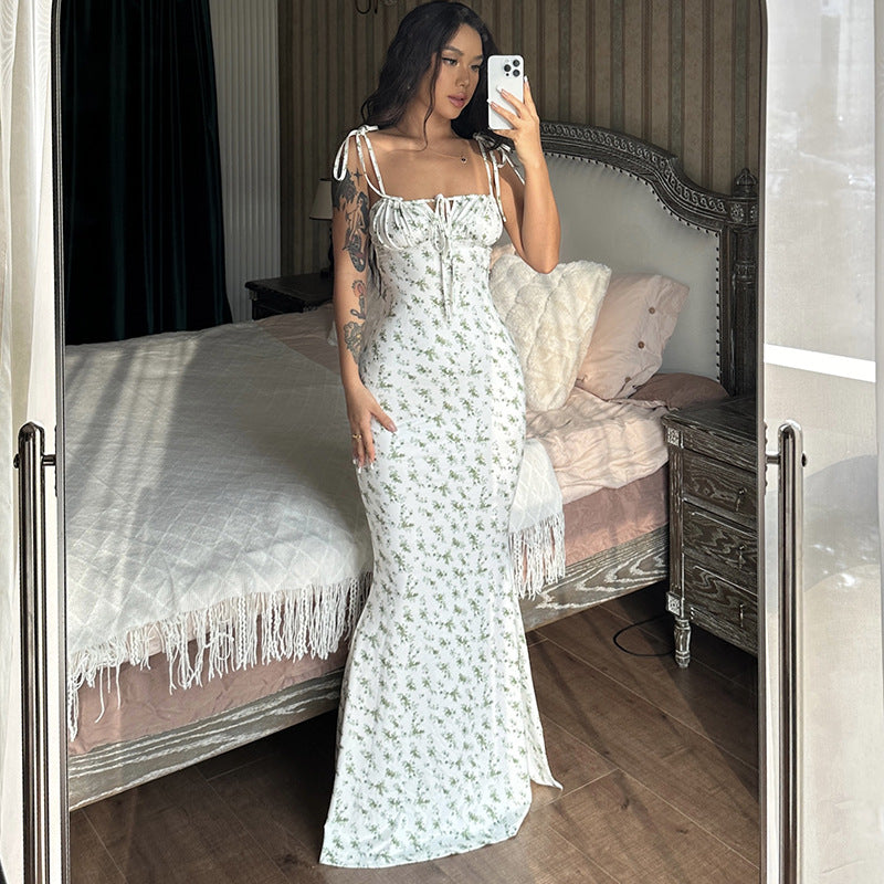 Maxikleid Mit Blumenmuster
