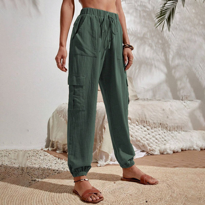 Schlichte Cargo-Freizeithose