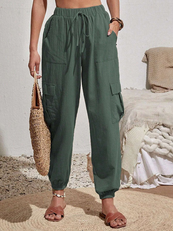Schlichte Cargo-Freizeithose