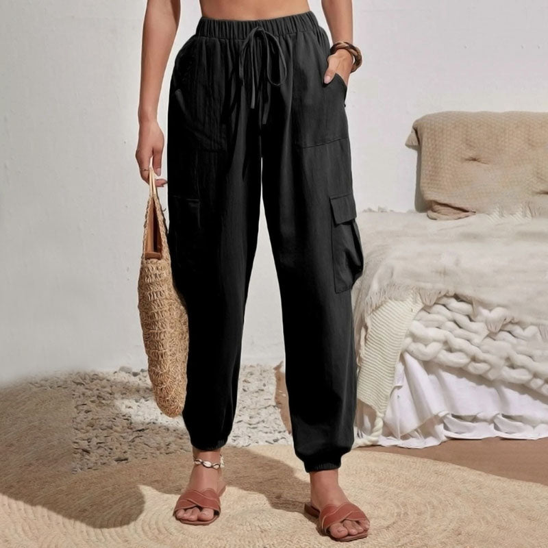 Schlichte Cargo-Freizeithose