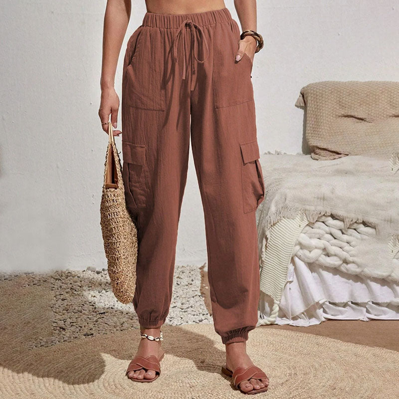 Schlichte Cargo-Freizeithose