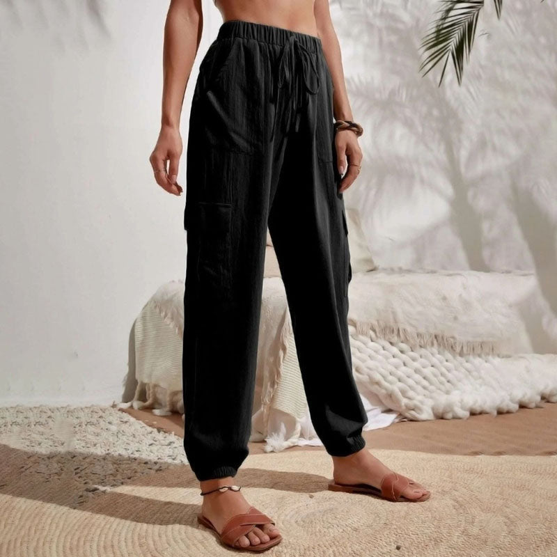 Schlichte Cargo-Freizeithose