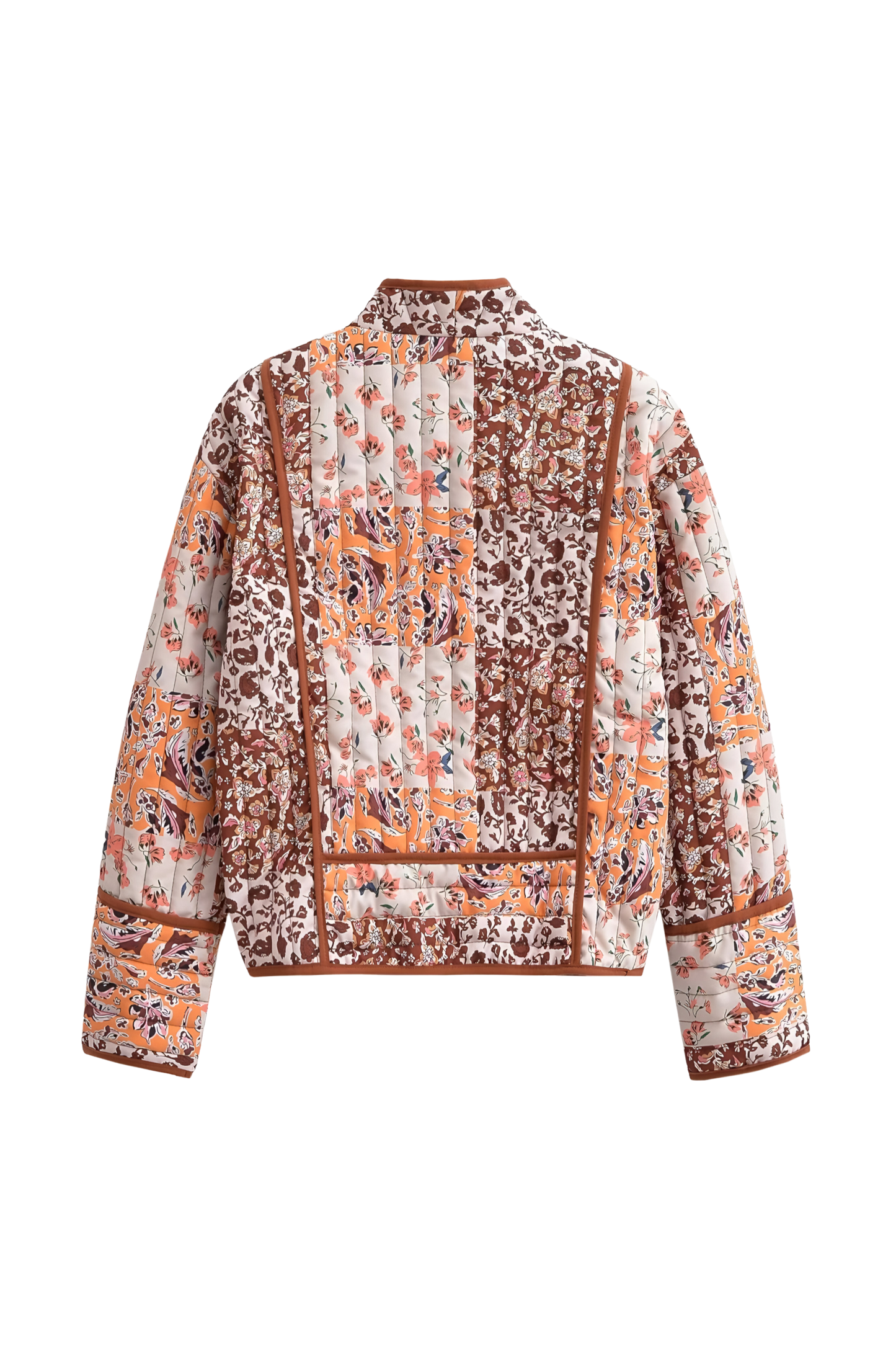 Bedruckte, Leger Geschnittene Kurzjacke