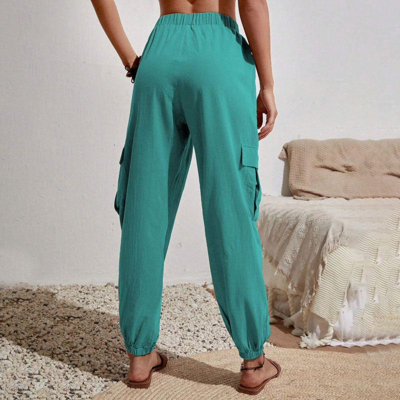 Schlichte Cargo-Freizeithose