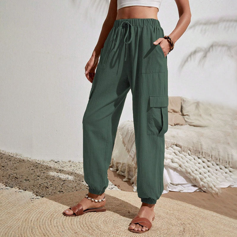 Schlichte Cargo-Freizeithose