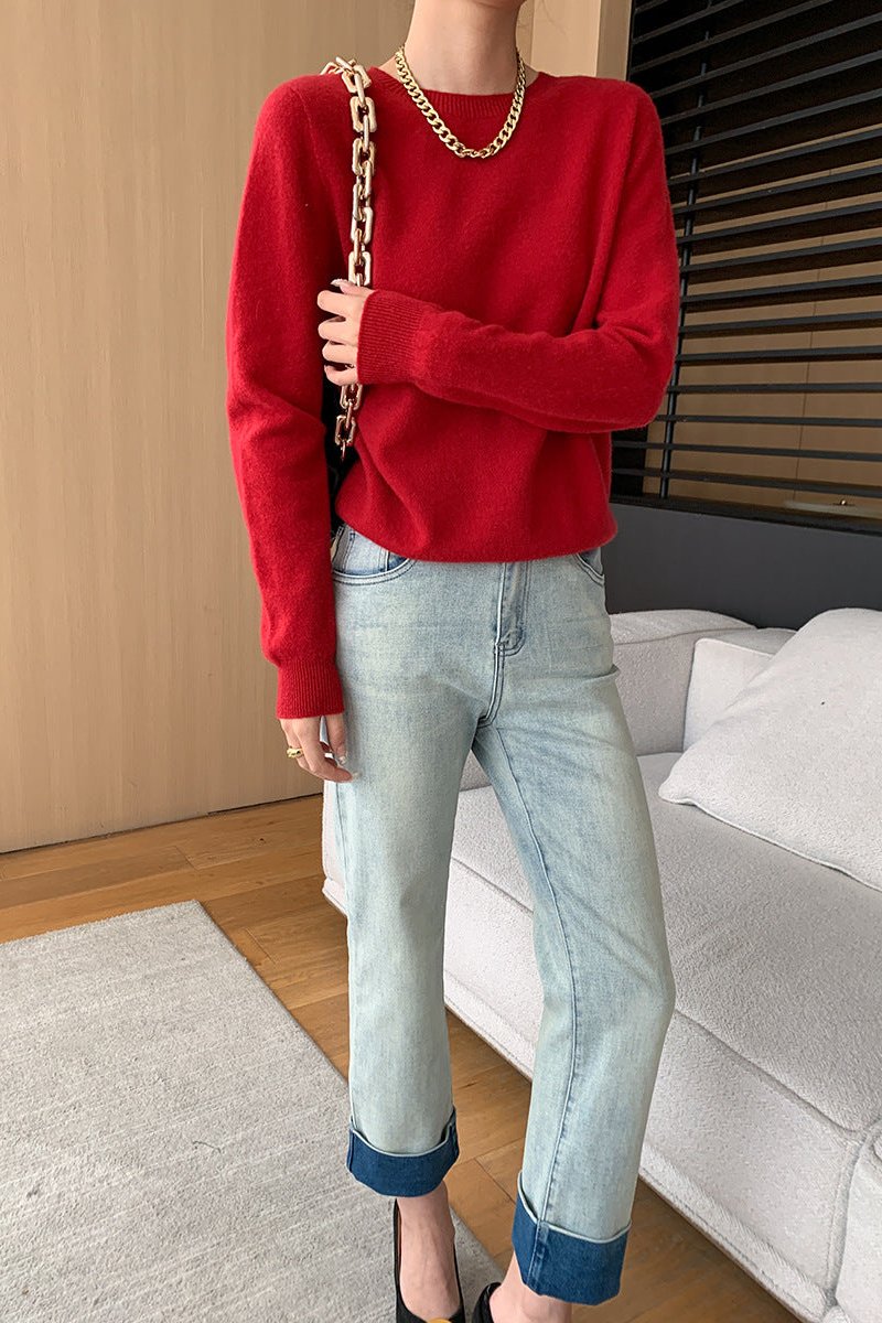 Stilvoller Und Eleganter Designpullover
