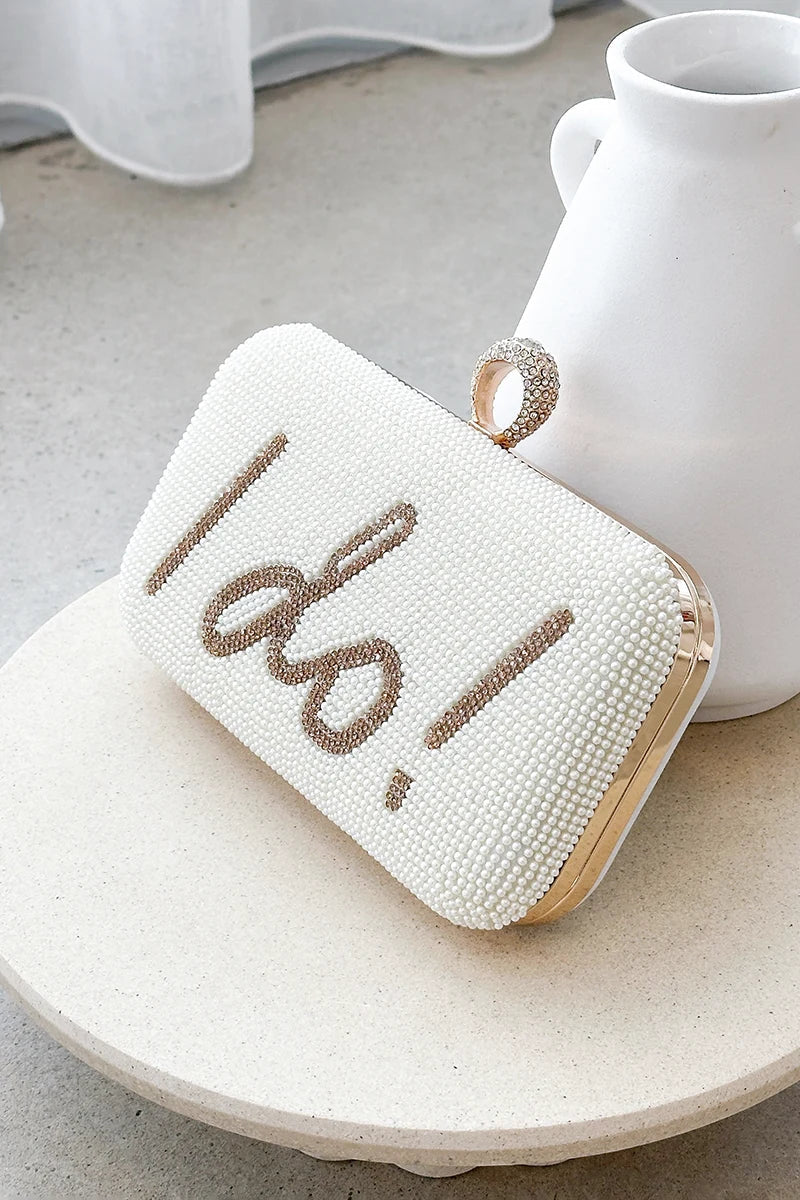 Stilvolle Weiße Tasche