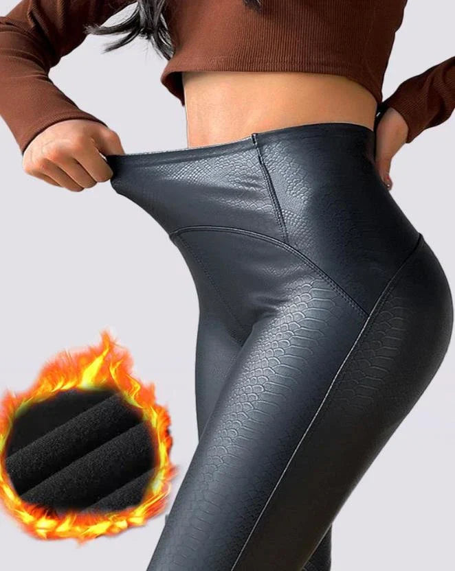 Thermo-Strumpfhose Mit Fleece-Futterdetail