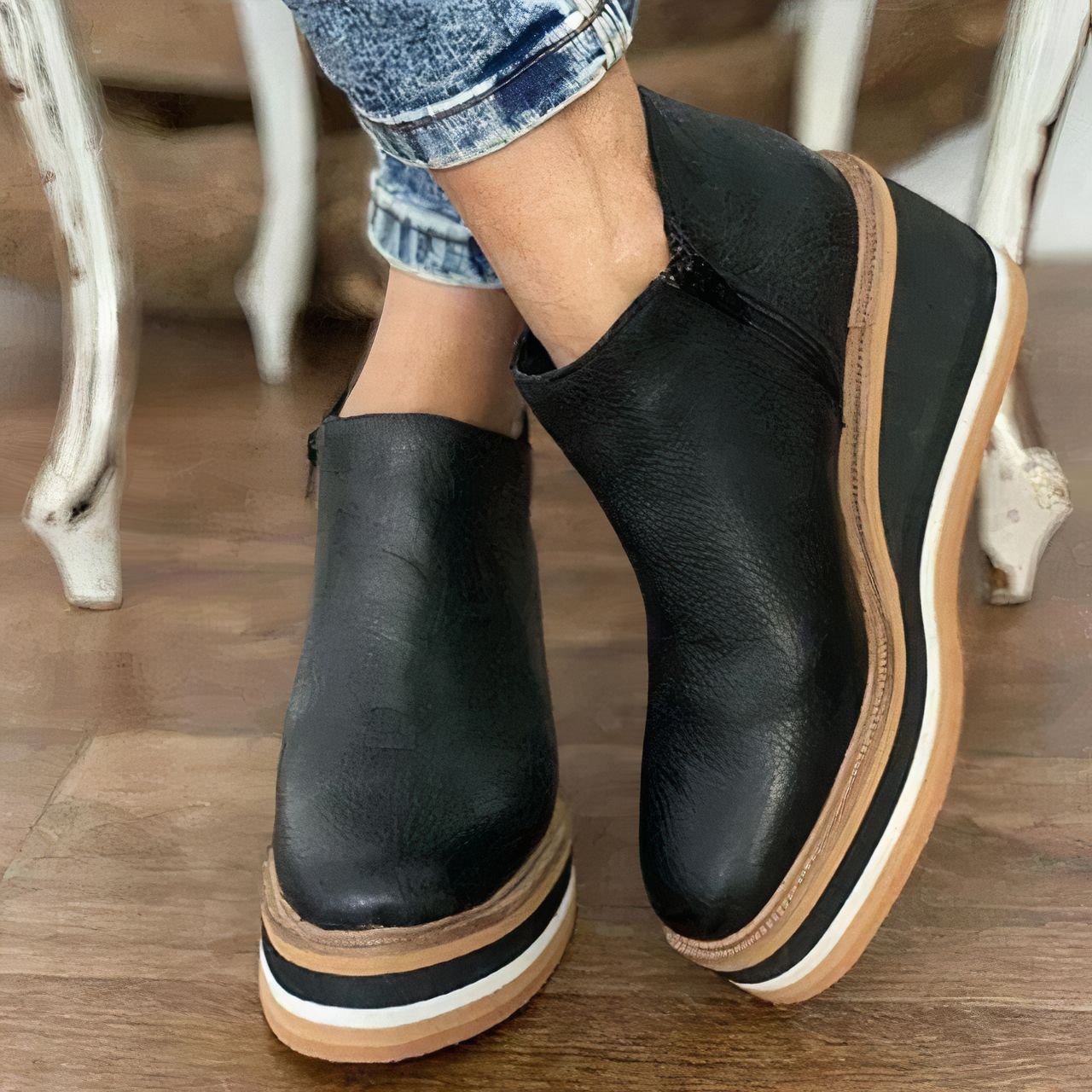Bequeme Stiefel Mit Reißverschluss
