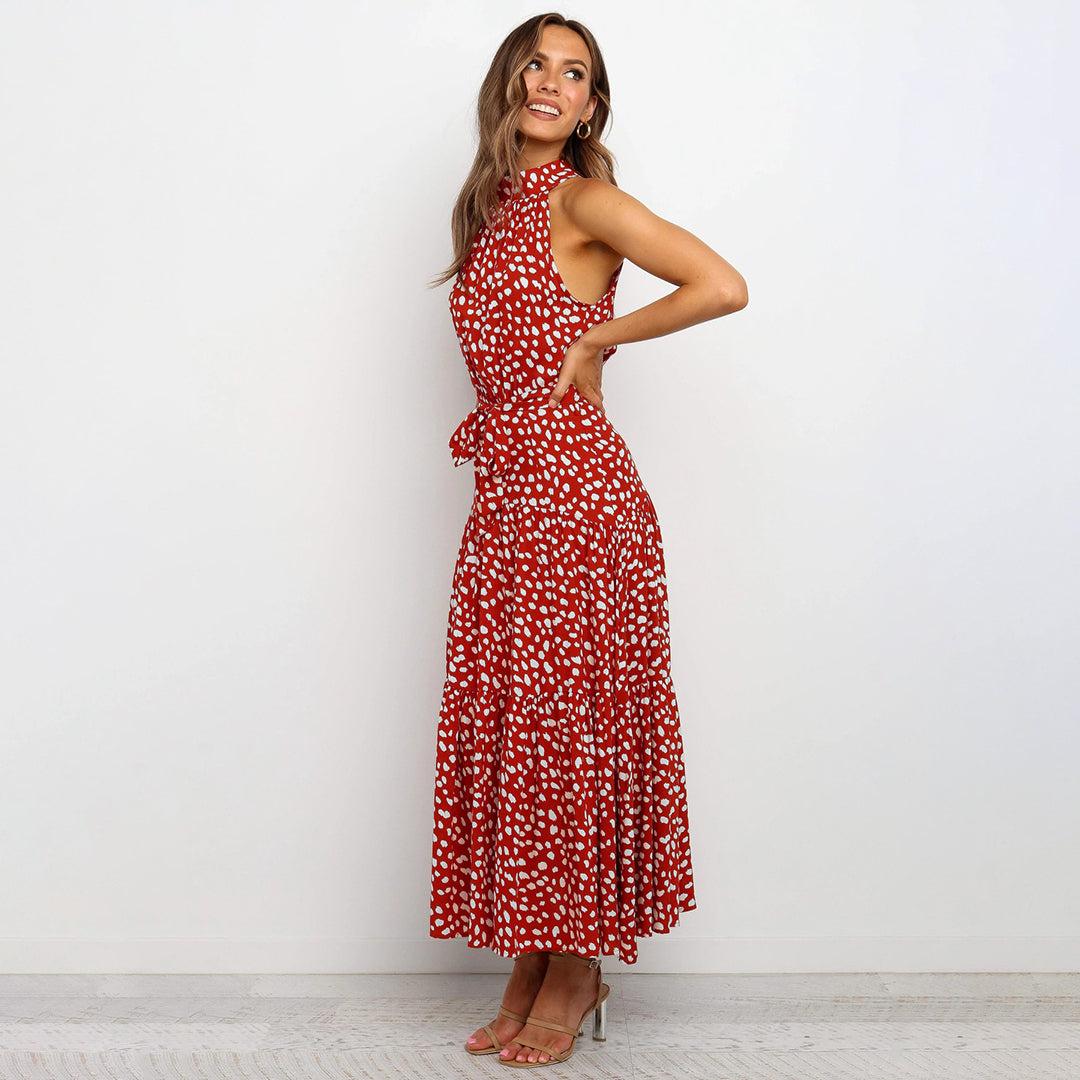 Zarid Midikleid Mit Schulterfreiem Ausschnitt Und Taillenband