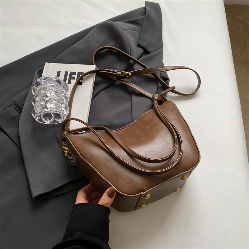 Elegante Designertasche Aus Leder