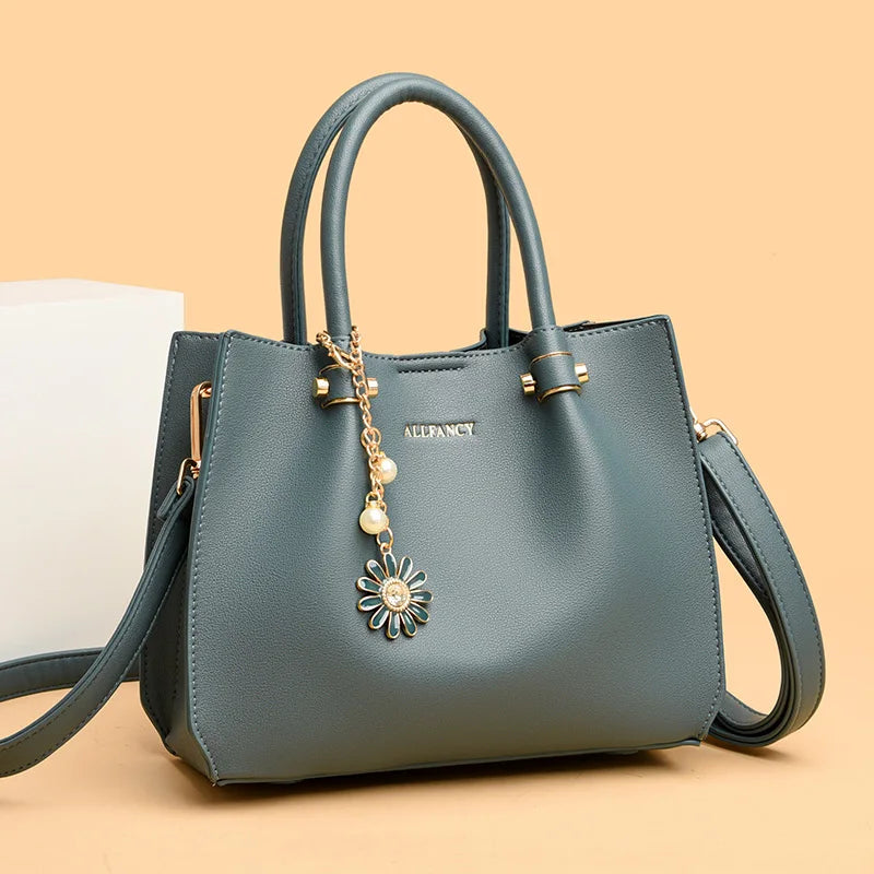 Hochwertige Damenhandtasche Aus Pu-Leder Mit Großem Fassungsvermögen