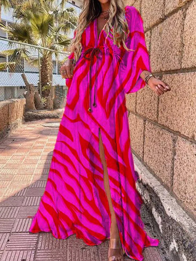 Stilvolles Bedrucktes Strandkleid