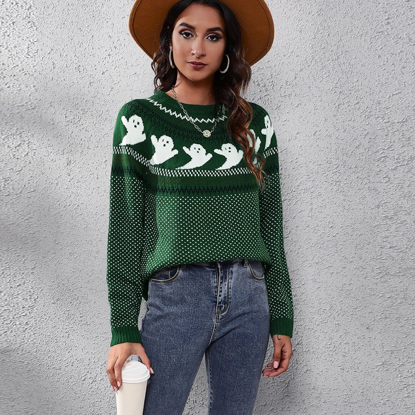 Strickpullover Mit Stylischem Design
