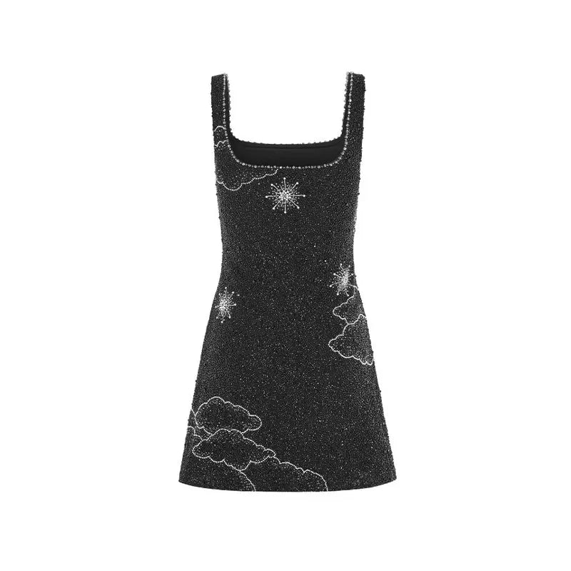 Minikleid Mit Stern- Und Halbmond-Detail