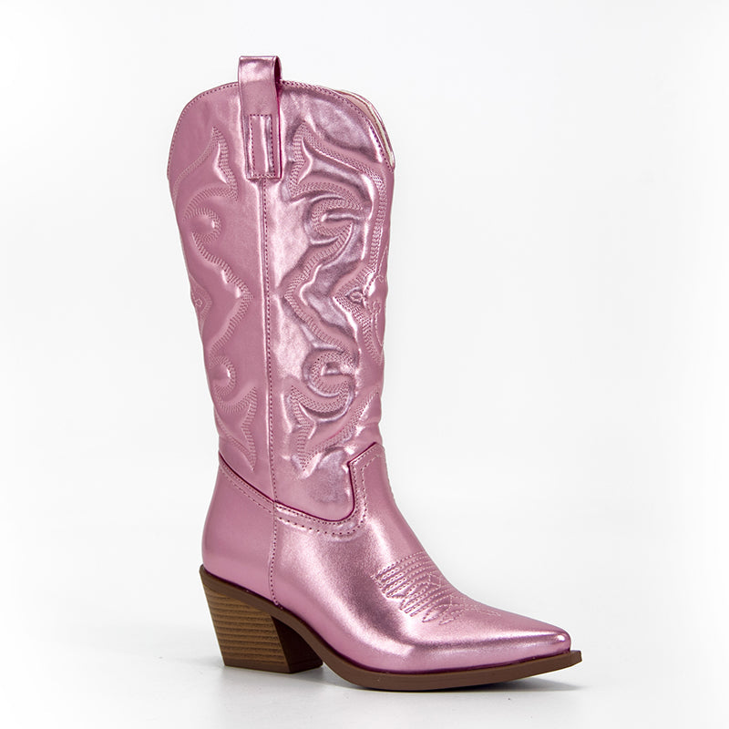 Elegante Stiefel Mit Reißverschluss-Detail