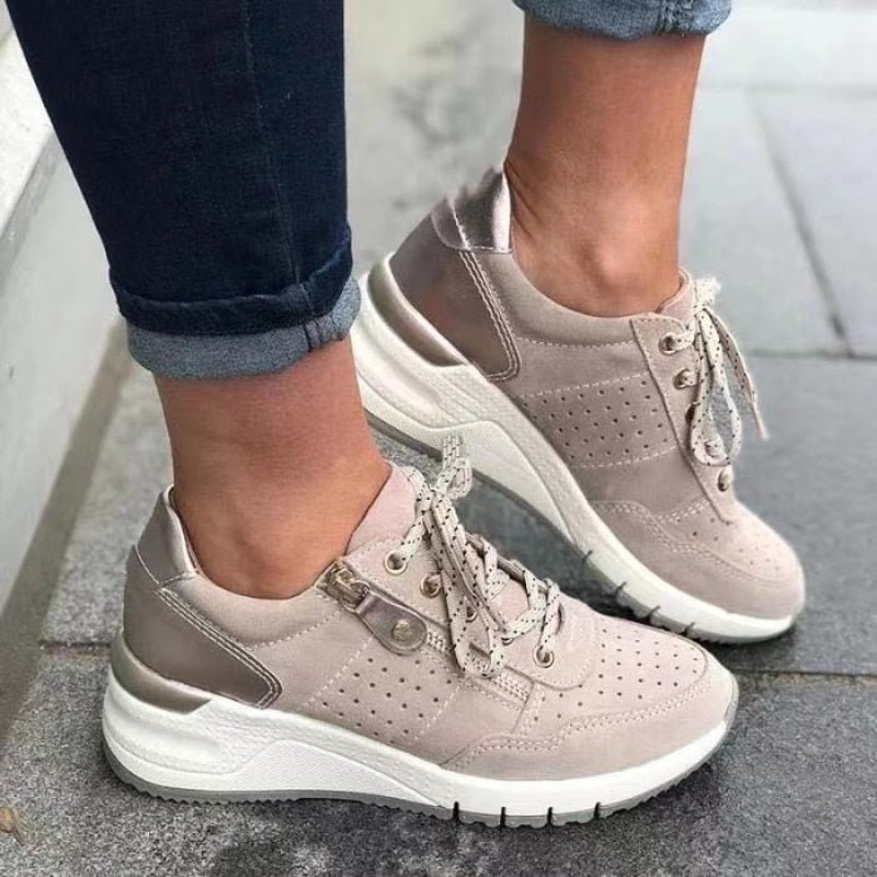 Schnür-Sneakers Für Damen