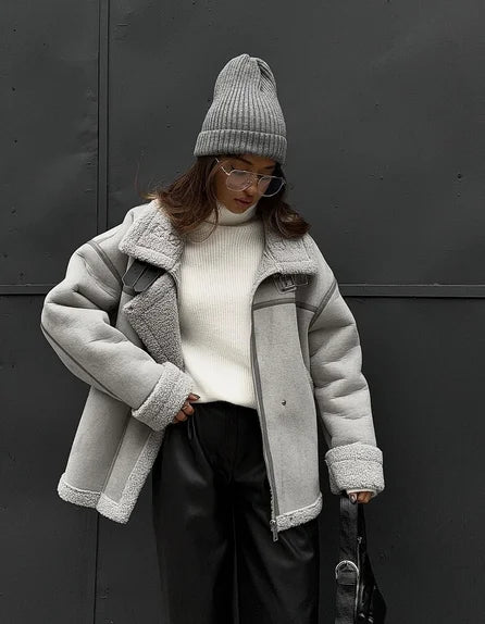 Dicker Wintermantel Mit Stilvollem Design