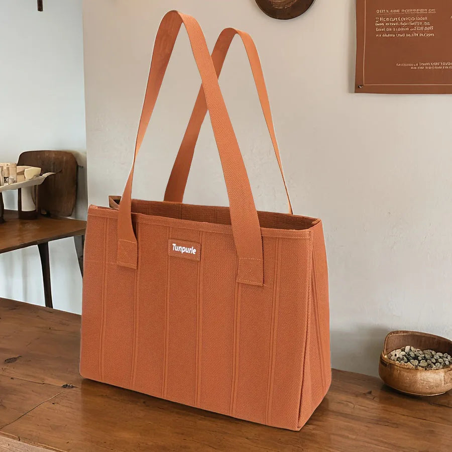 Große Tragetasche, Gestrickte Handtasche